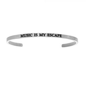 "Music Is My Escape" Intuitions Bracelet